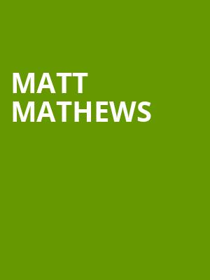 Matt Mathews, Pikes Peak Center, Colorado Springs